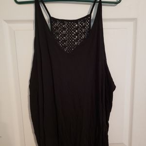 Black tank top
